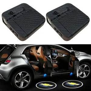 Caurfa 2PCS Car Door Lights Logo Projector, Door Welcome Light, Easy Install LED Accessories, Compatible with Chevrolet Nissan Honda Ford
