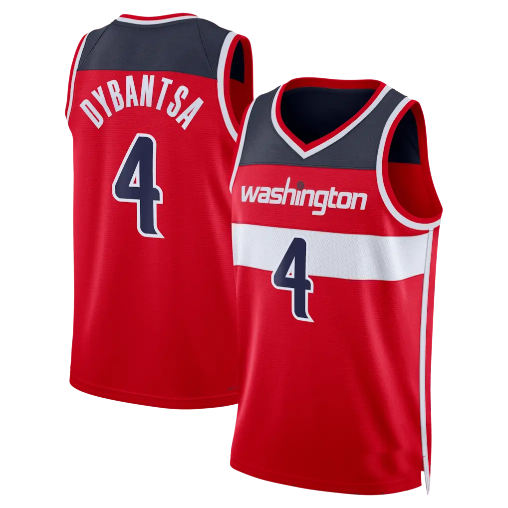 #4 AJ Dybantsa Unisex 2026 Draft Swingman Jersey - Icon Edition - Red