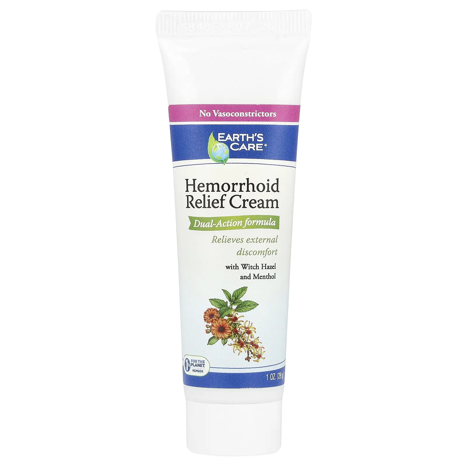 Earth's Care Hemorrhoid Relief Cream, 1 oz (28 g) | HSA/FSA Eligible