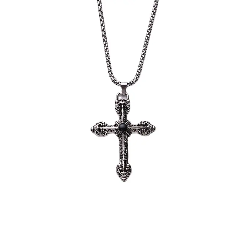 Gothic cross necklace Eternal Rebel Gothic Cross Necklace jesus merch kurapika chains Gothic cross necklace Eternal Rebel Gothic Cross Necklace jesus merch kurapika chains