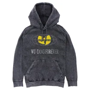 Men's Wu-Tang Clan Worldwide Group Logo Forever Pull Over Hoodie