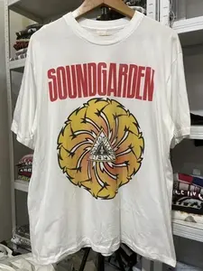 [Sale Up To 50%] Soundgarden Band 90S Reprint Superunknown Black Unisex T Shirt Vtg S-5Xl