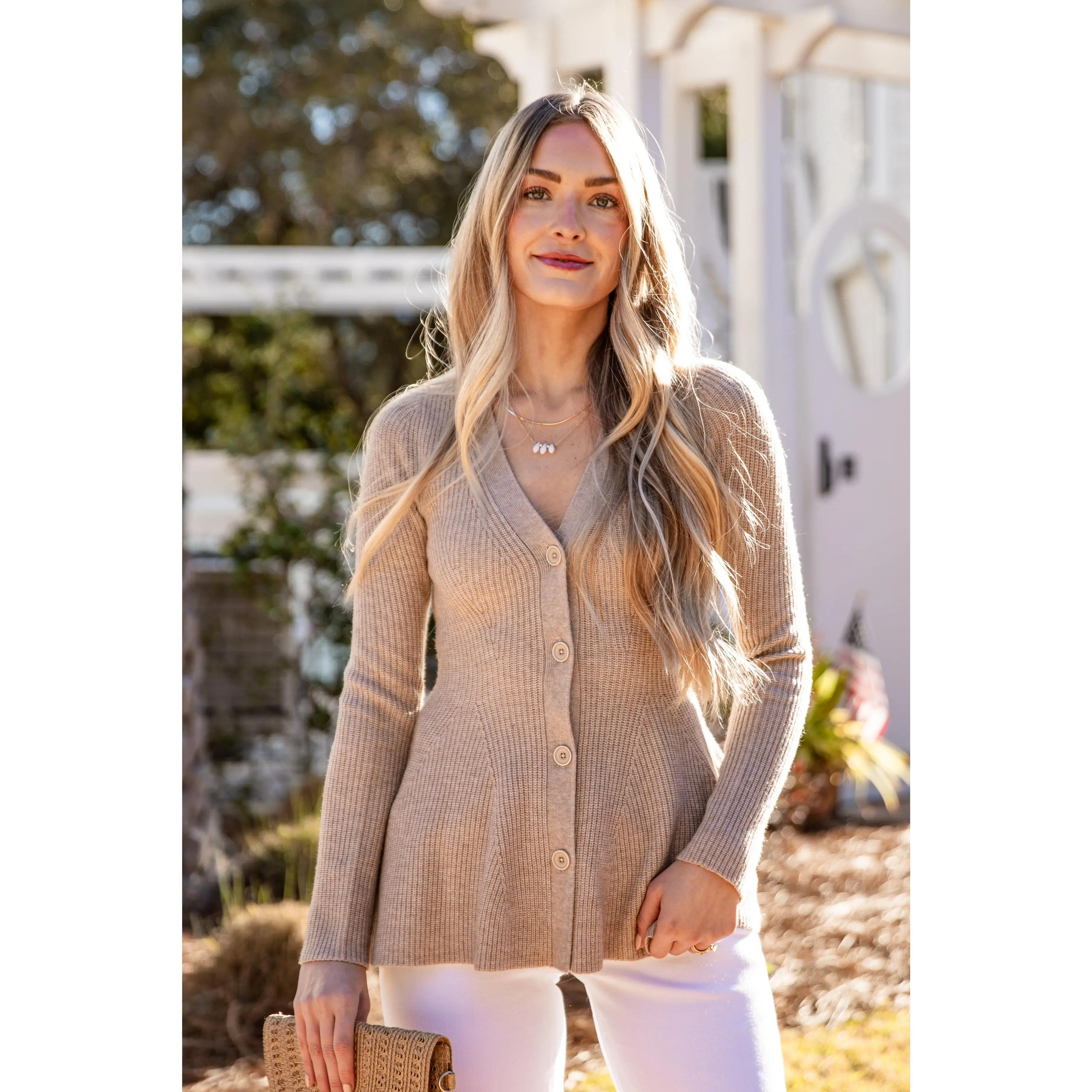 FINAL SALE - Timeless Touch Taupe Knit Top