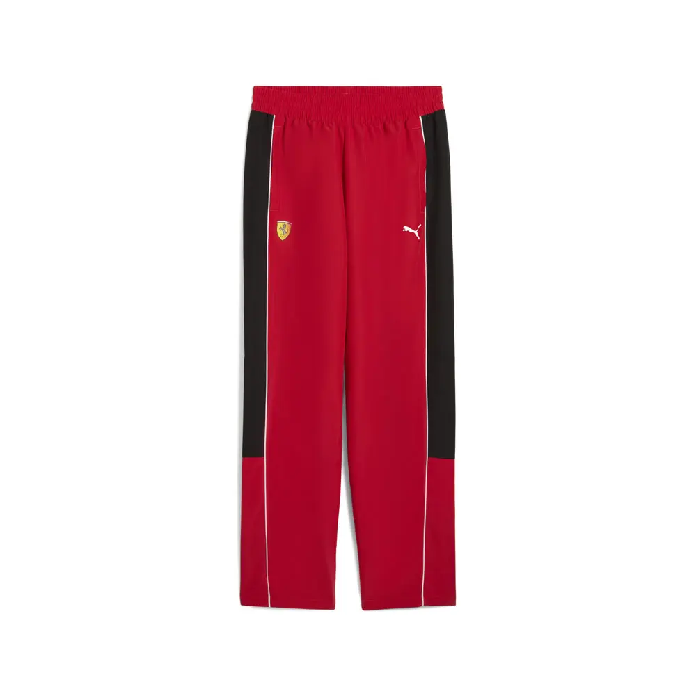 PUMA Mens Scuderia Ferrari Race Sds Pants Casual - Red