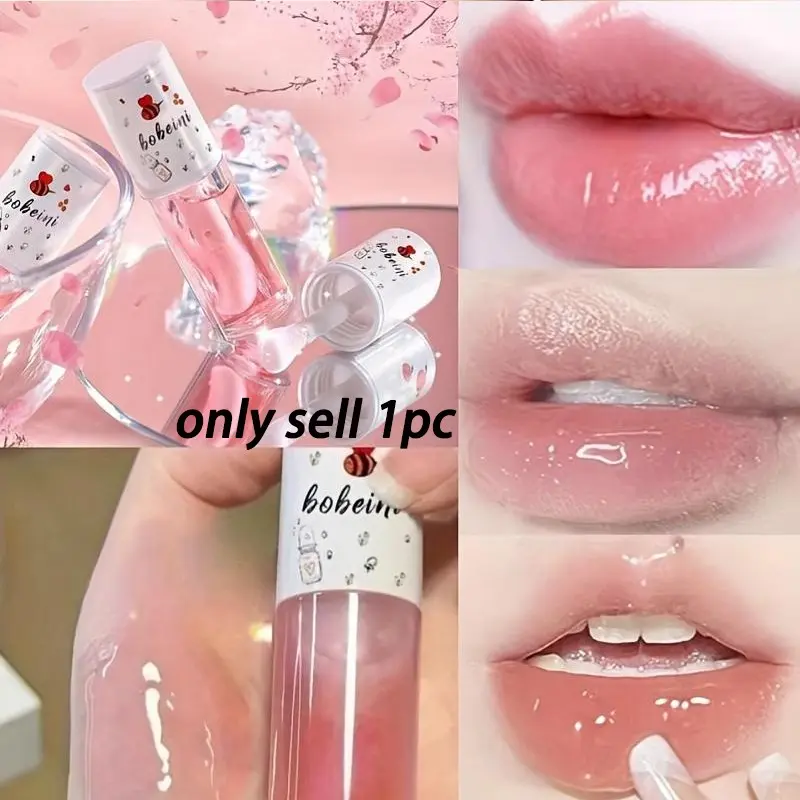 Hydrating Lip Oil, Non-Sticky Smooth Glassy Finish Lip Care, Long-Lasting Moisturizing Lip Oil for Dry Lips, Lip Primer for Plump Glass Lips