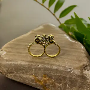 Three Wise Monkey Ring, Statement Ring
