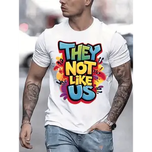 Men's Combed Cotton 180g Round Neck Short-Sleeve Digital Printed Boxy Cut T-Shirt - Menswear Tee, Classic Fabric, Casual Stylish Tropical-Inspired Graphic Top, Soft All-Season, Hoodie-Complementary, Affordable, COD Available, bk180g