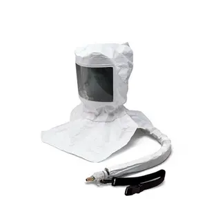 Allegro 9910-D Maintenance Free Tyvek Hood CF SAR Assembly with Suspension & LP Flow Adapter with OBAC Fitting