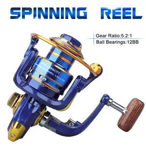 Sougayilang 1000-7000 Series High-Speed Spinning Fishing Reel, 5.2:1 Gear Ratio, Durable Lightweight Aluminum Spool, Interchangeable Handle Fishing Equipment for Freshwater-Saltwater Use