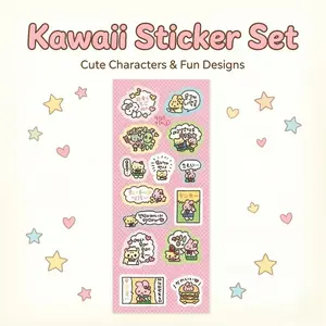 Cartoon Student Rabbit Stickers, High-Quality Embossed Decals for Scrapbooks, Notebooks, Phone Decorations, Creative DIY Accessories
