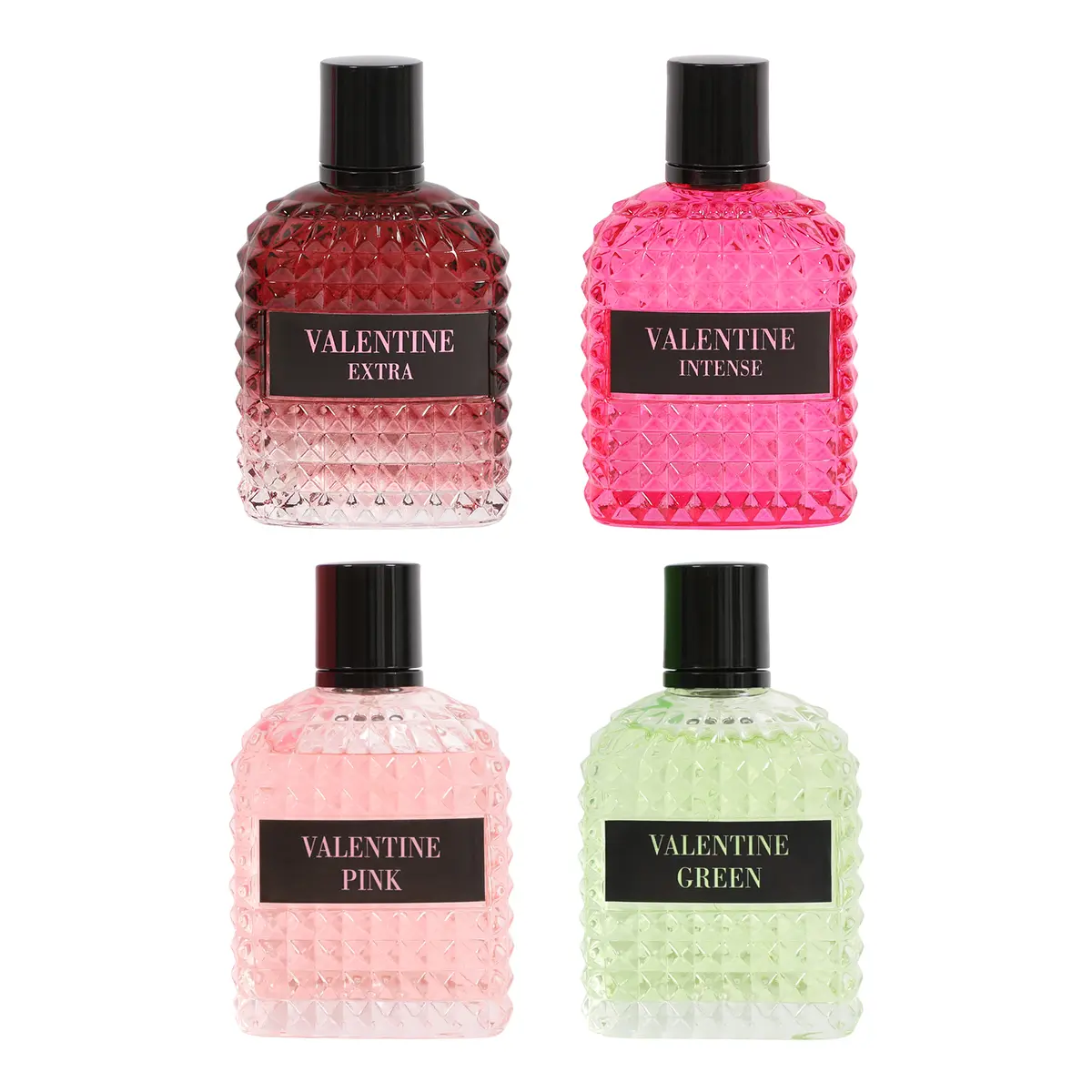 Bundle of Perfume for Women, Extra, Intense, Pink and Green 100ml 3.4fl.oz. Bundle of Perfume for Women, Extra, Intense, Pink and Green 100ml 3.4fl.oz.