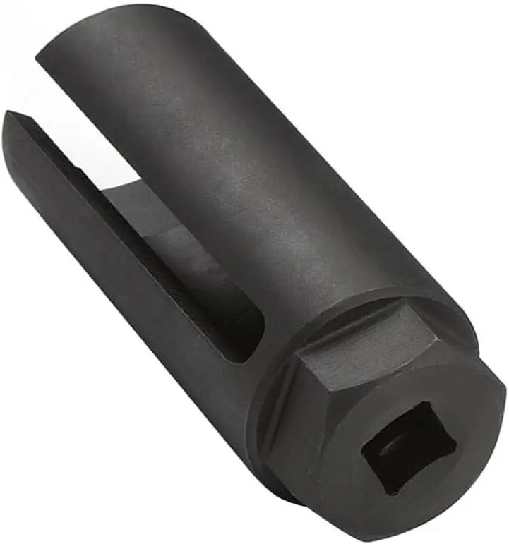 Oxygen Sensor Socket Wrench, 3/8-Inch Drive 7/8-Inch Offset Design with Side Wire Cutout for DIY Sensor Removal & Installation, Ideal for DIY Enthusiasts, Socket Wrenches