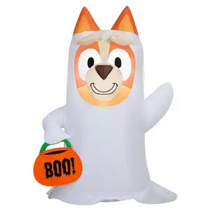 Inflatable Bluey Ghost Bingo Decoration