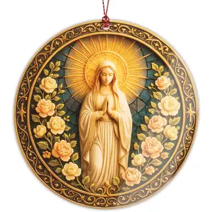Mary Ornament - Nativity Scene - Nativity Ornaments - Regilious Gifts -  Mirror  - Christian Christmas Ornaments - Easter Decor. Xmas Decor -   - Christmas Ornament 2025