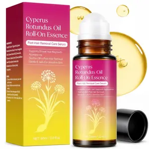 Cyperus Rotundus Oil Serum Roll-On, Natural Cyprus Cypress Oil for Hair Removal, Hair Growth Inhibitor to Reduce Unwanted Body Hair, Soothes & Smooths Skin