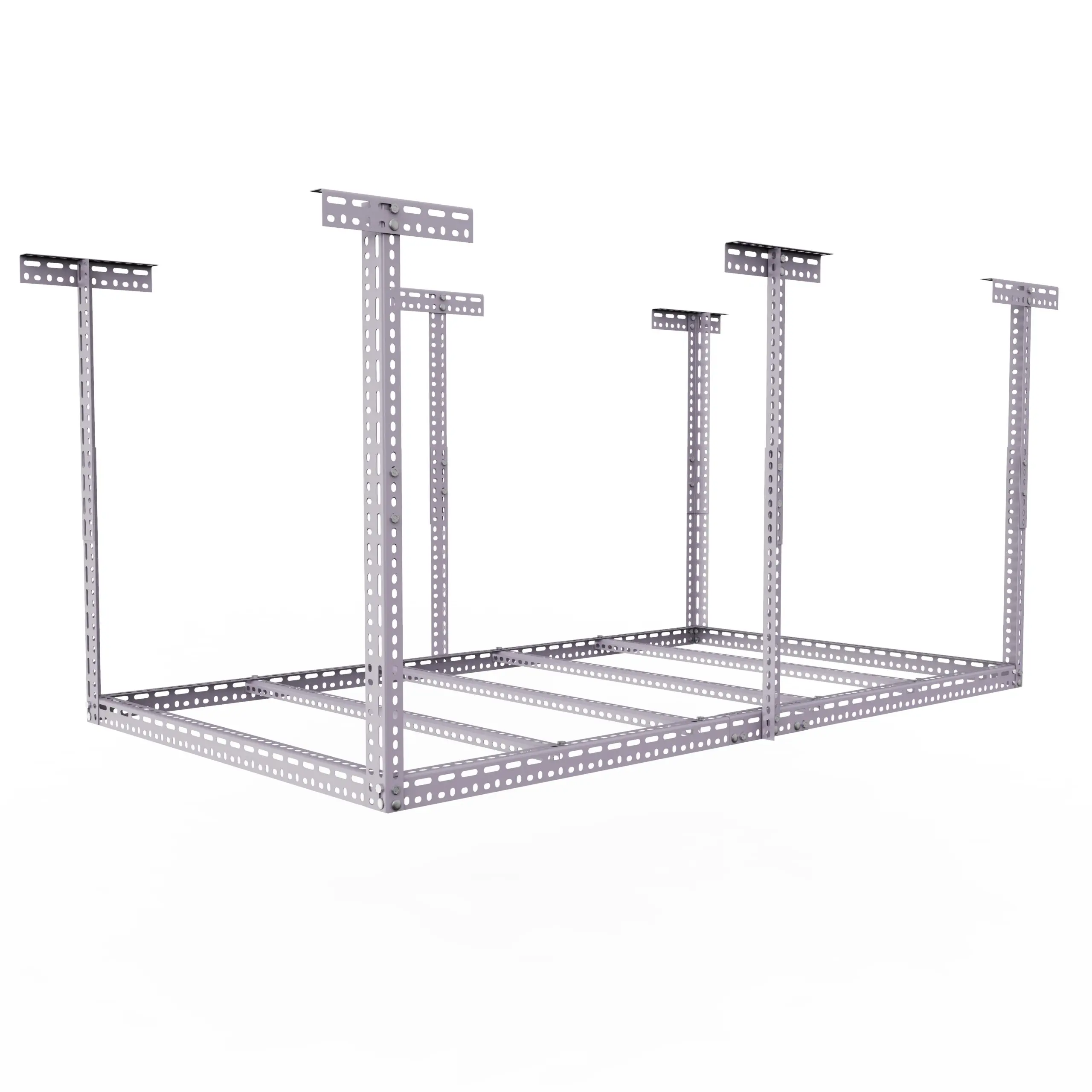 Heavy Duty Adjustable 4ft x 8ft Overhead Garage Storage Ceiling Rack Organiser Steel