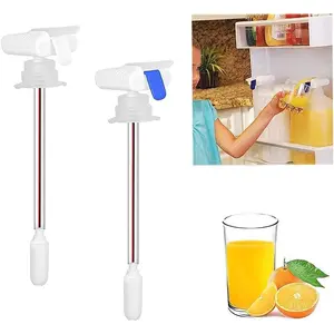 2 Pcs Automatic Drink Dispenser,Milk Dispenser for Fridge Gallon,Can Prevent Milk and Beverages From Overflowing, Dispenser for Party Wedding Decoration, Outdoor, Home, Kitchen.Utensils