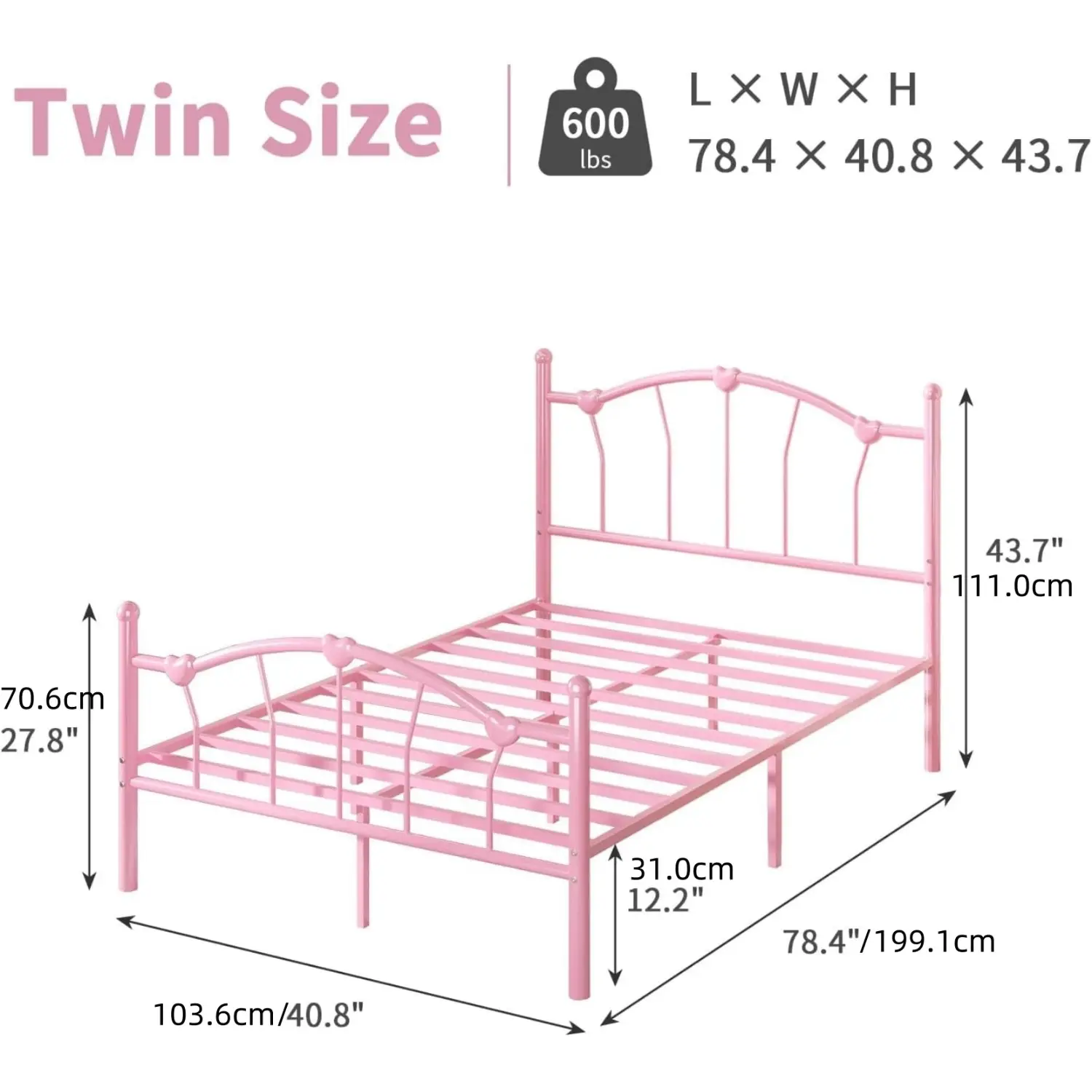 Twin Size Pink