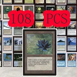 108 Game Collection Cards, Collectible Gaming Trading Cards, Perfect for Gamers & Collectors, High-Quality Card Set, Premium Trading Cards, Trading Card Pack