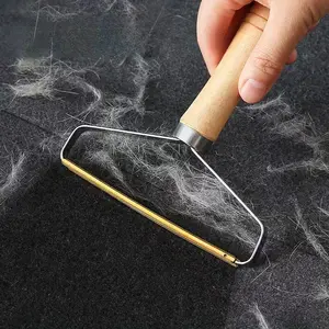 Portable manual hair removal brush, suitable for carpets, coats, clothes - double-sided ball knitting tool, metal structure, suitable for home and office use, home maintenance | Modern design | Durable structure, hair removal brush-YY