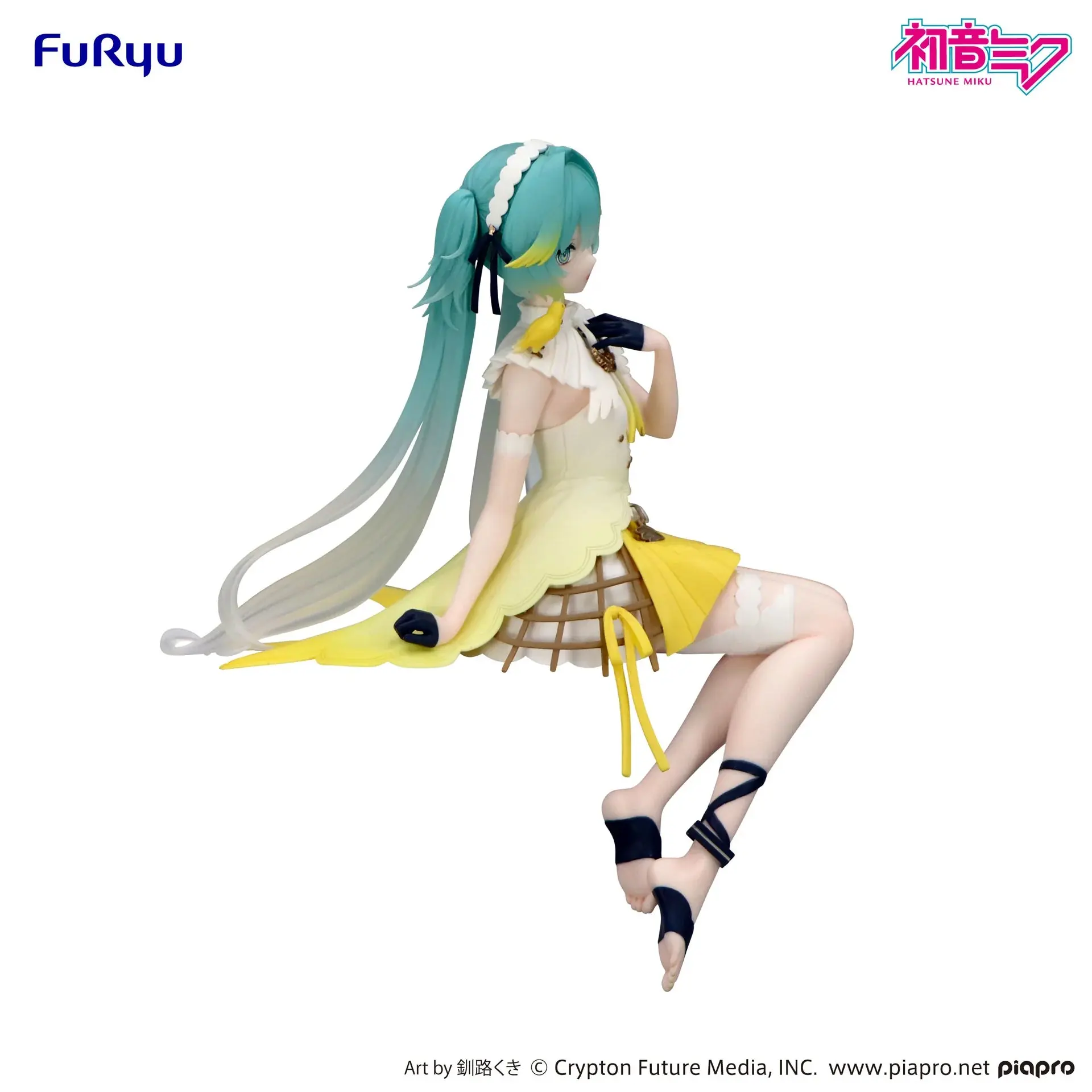 FuRyu: Hatsune Miku (Canary Bird) Noodle Stopper Figure
