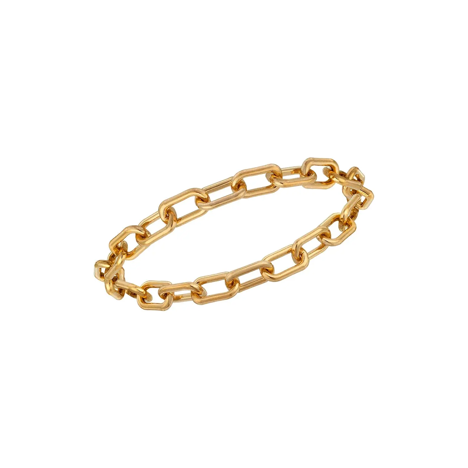 Boyfriend Paperclip Chain Ring