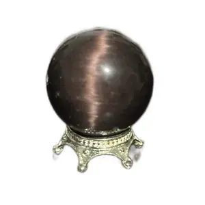 misc. Assorted Mini Crystal Spheres with Stands, various materials