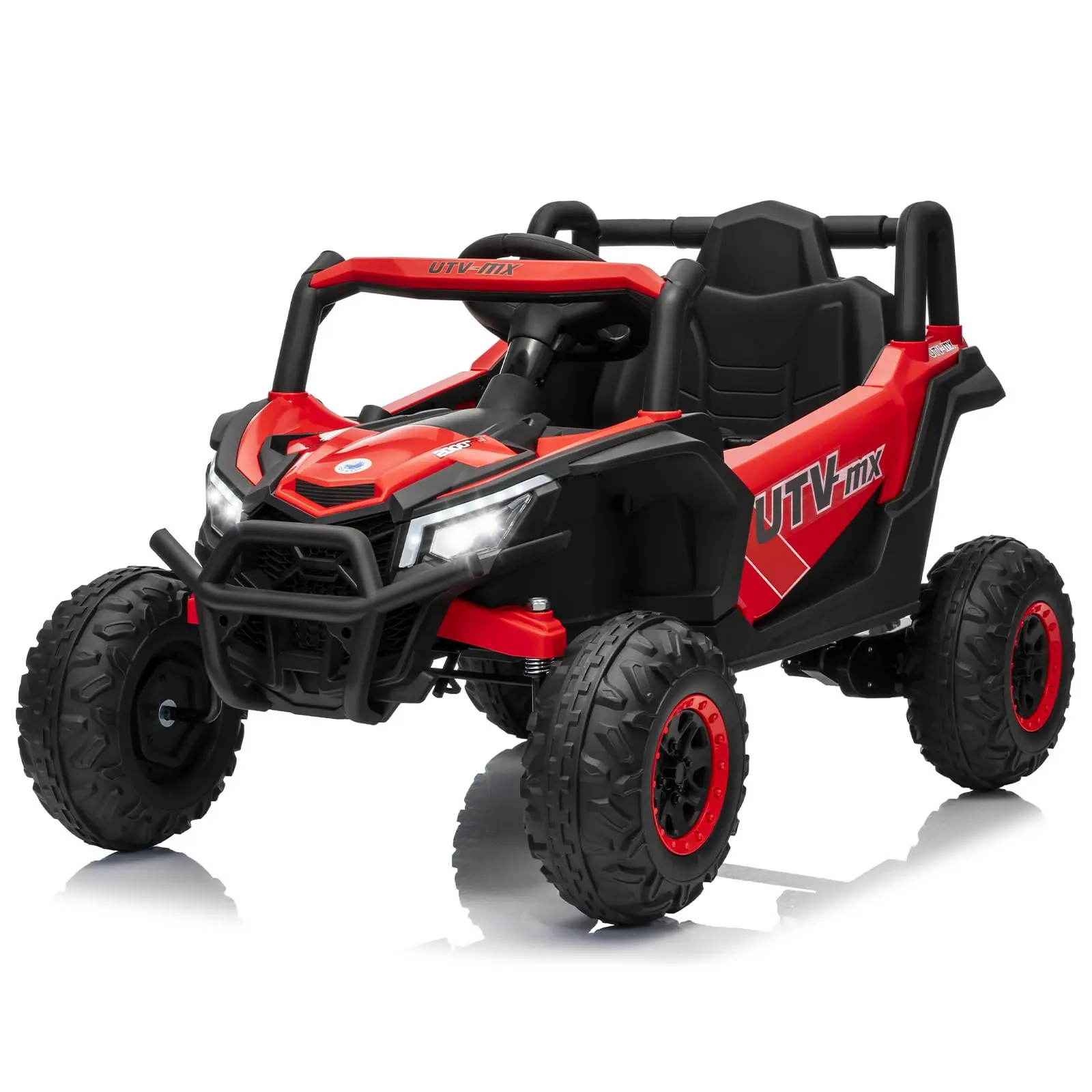 Gaomon 12V Kids' 1-Seater Remote Control UTV Buggy Electric Ride-On Car, Parent Remote, 4 Shock Absorbers, LED Lights, Music, Rechargeable Car