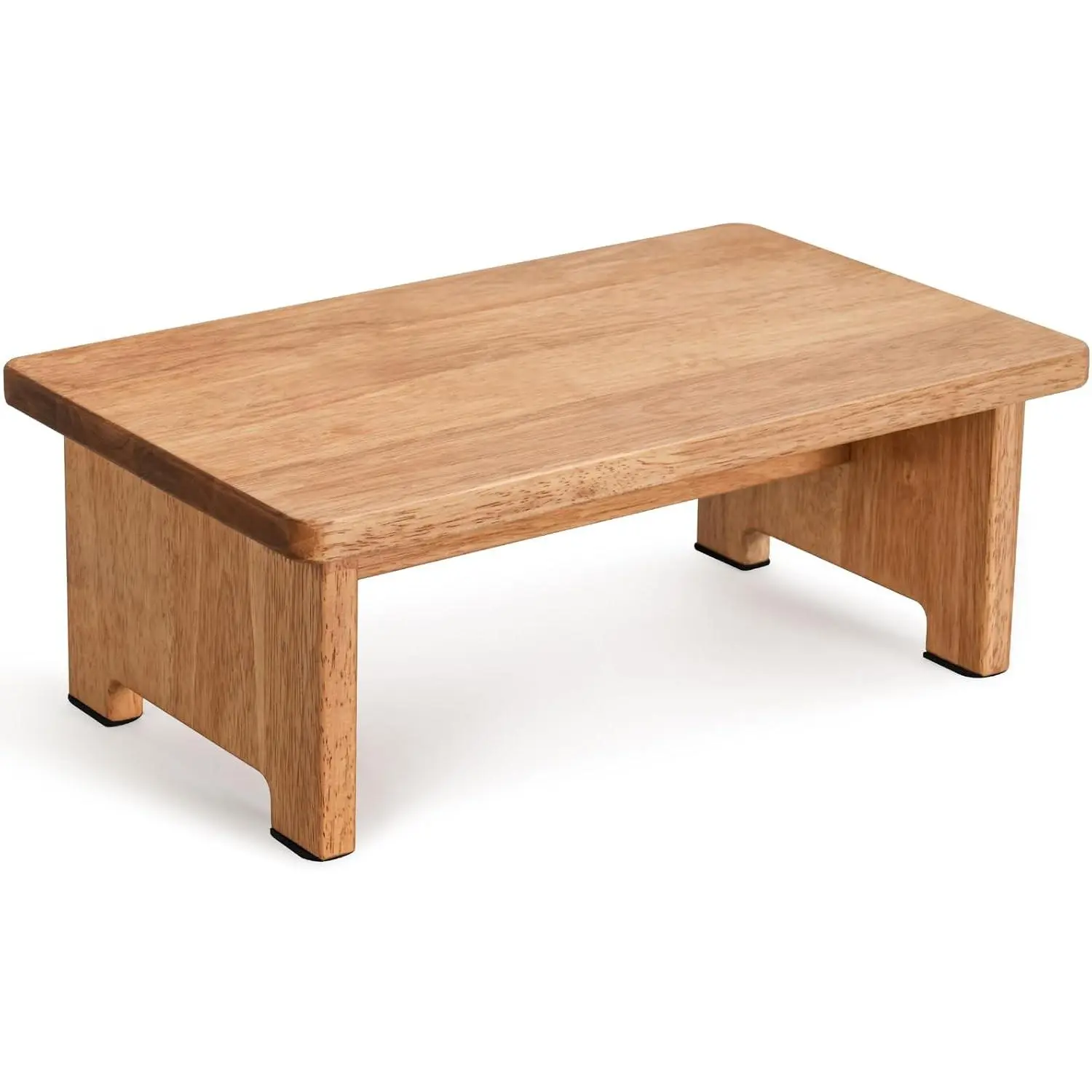 Heavy Duty Wooden Step Stool for Adults, 5.9" High, Easy to Assemble for Bedroom, Garden, Bathroom