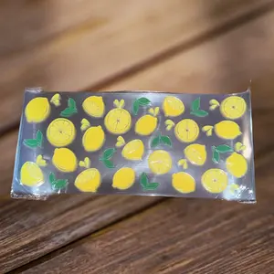 UVDTF Lemon Wrap for Libbey 16 Ounce Glass Cups