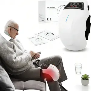 Knee Massager with Heat, Red Light & Vibration Knee Heating Pad, Heated Knee Wrap, Gift for Mom Dad Men Women