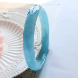 High Quality Natural Aquamarine Bangle, Pre-orders Only, Please Consult Color and Size in Live Stream, Natural Aquamarine Bracelet