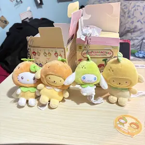 TOPTOY SR Characters Fruit & Vegetable Series | Cute Mini Plush Keychain Blind Box | Surprise & Collectible, Ideal for Daily Carry & Gifting，Surprise & Collectible,Perfect for Bag & Keys Decoration，Perfect New Year Gift, #Summervibes