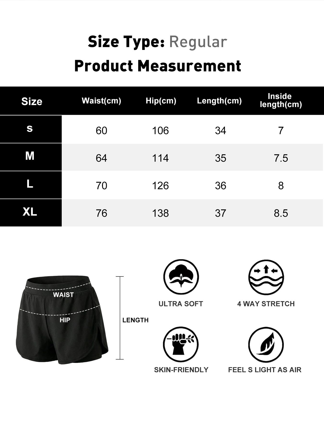 3-Pack Women's Casual Athletic Yoga Shorts , Elastic Waistband, Quick-Dry Fabric For Running & Gym Featuring Stretchy And Fit for Workouts