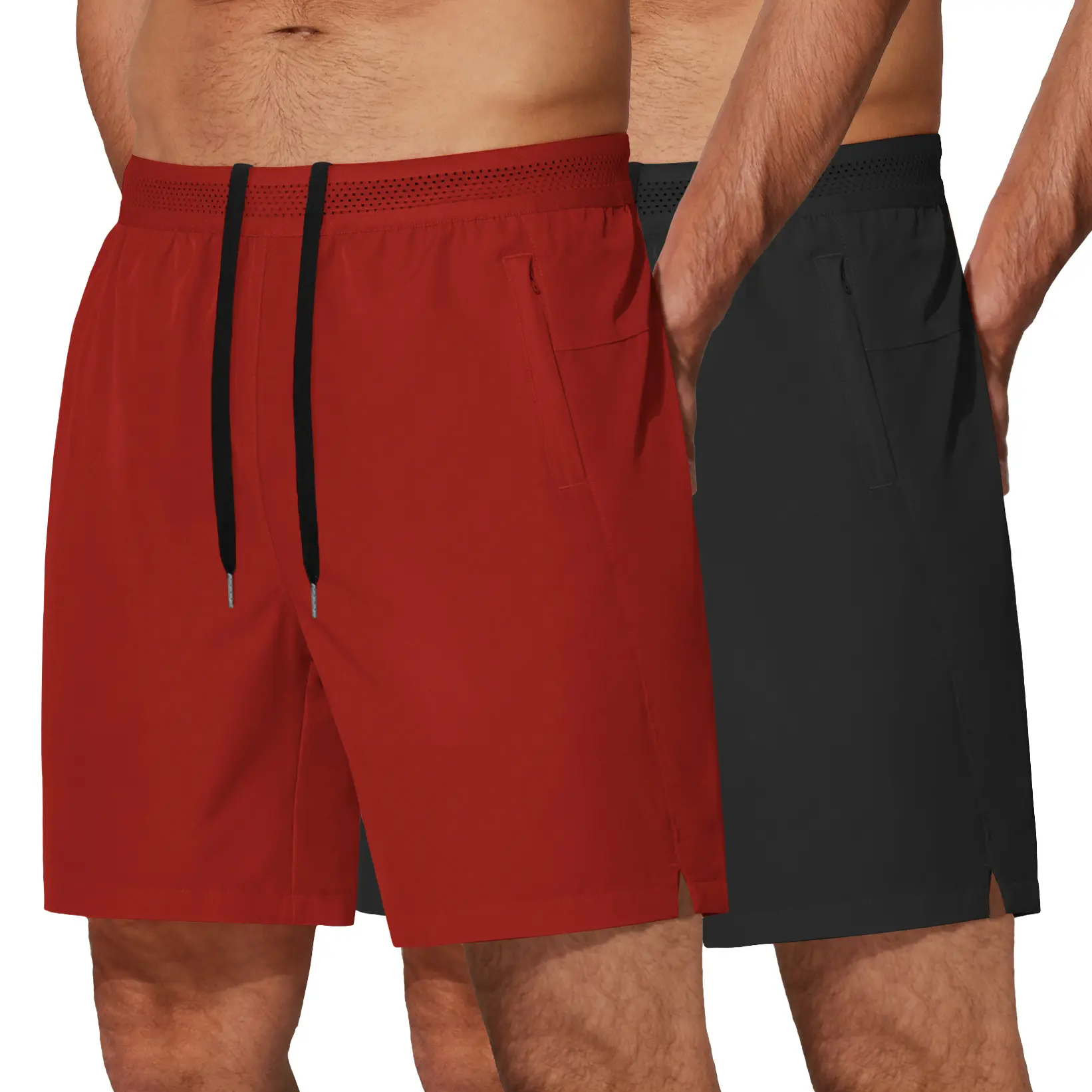 Blak/Wine Red