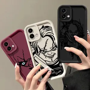 Chucky Doll Horror Phone Case for iPhone 17 Air 16 15 14 13 12 11 Pro Max Plus
