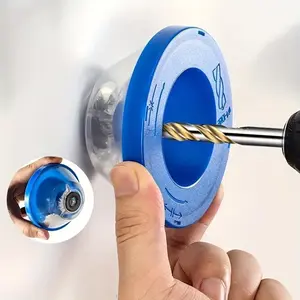 Easy-Clean Drill Dust Collector - Fit for 4-10mm Bits, No-Mess Drywall Drill Power Drill Electric Drill Attachment with Sealed Lid