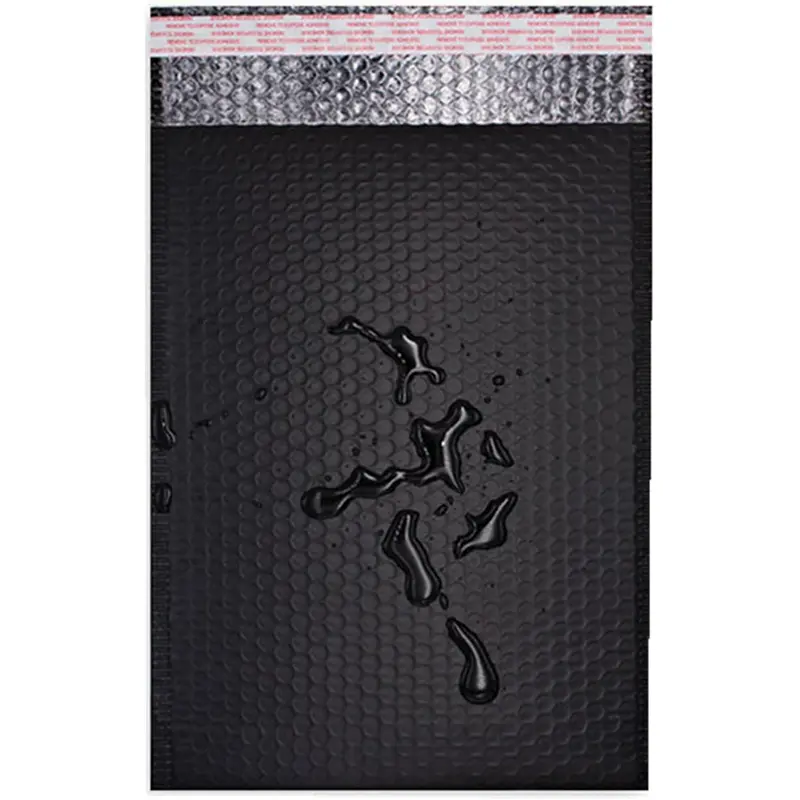 25/50 Pack 5x6 Inch Small Black Poly Bubble Mailers Padded Shipping Self-sealing Waterproof Shockproof Dustproof #00 Envelopes Office Supplies, Mailing Envelopes