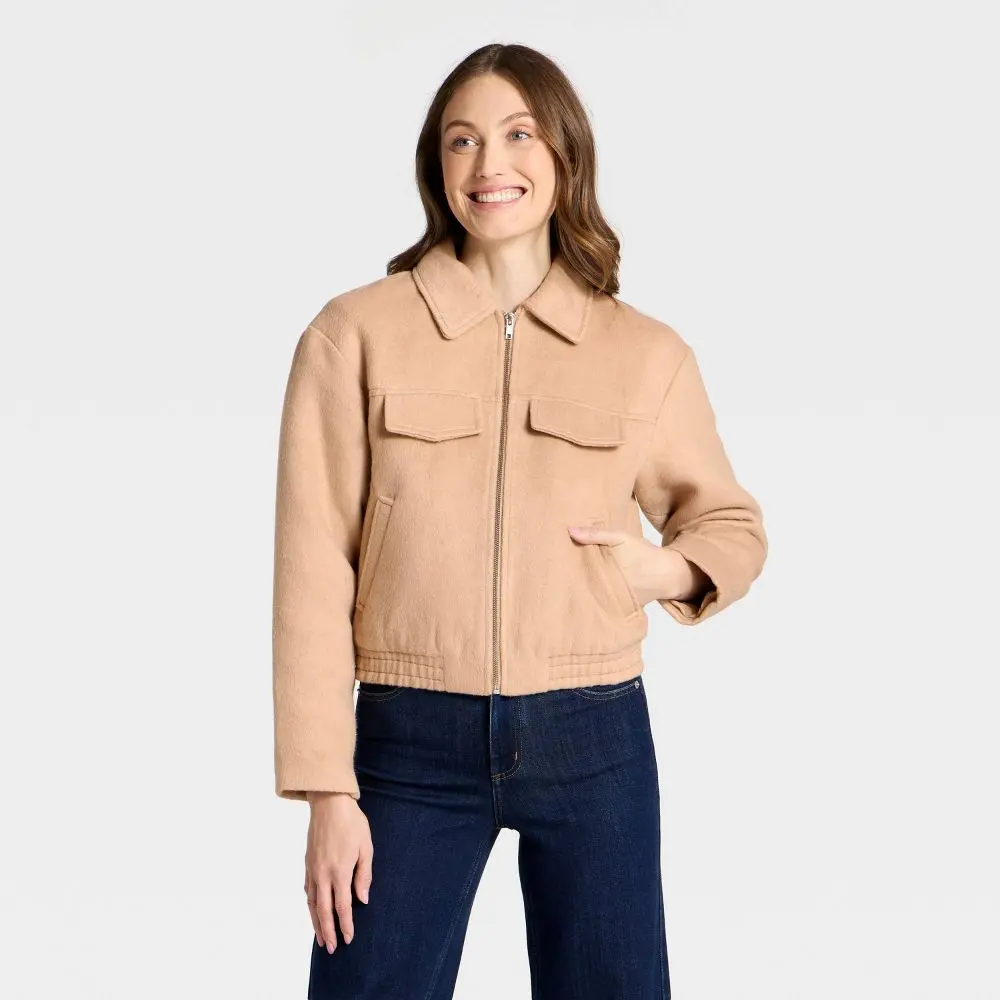 Women's Wool Fashion Jacket - Universal