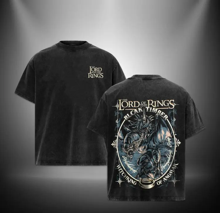 Witch King Lord of the rings Retro Vintage Menswear Gift movie fans Top Apparel Classic Oversized Seamless Simple Straight Man Clothes Cotton designer shirts, graphic tees, men gifts,,Graphic Streetwear T-shirt tees good