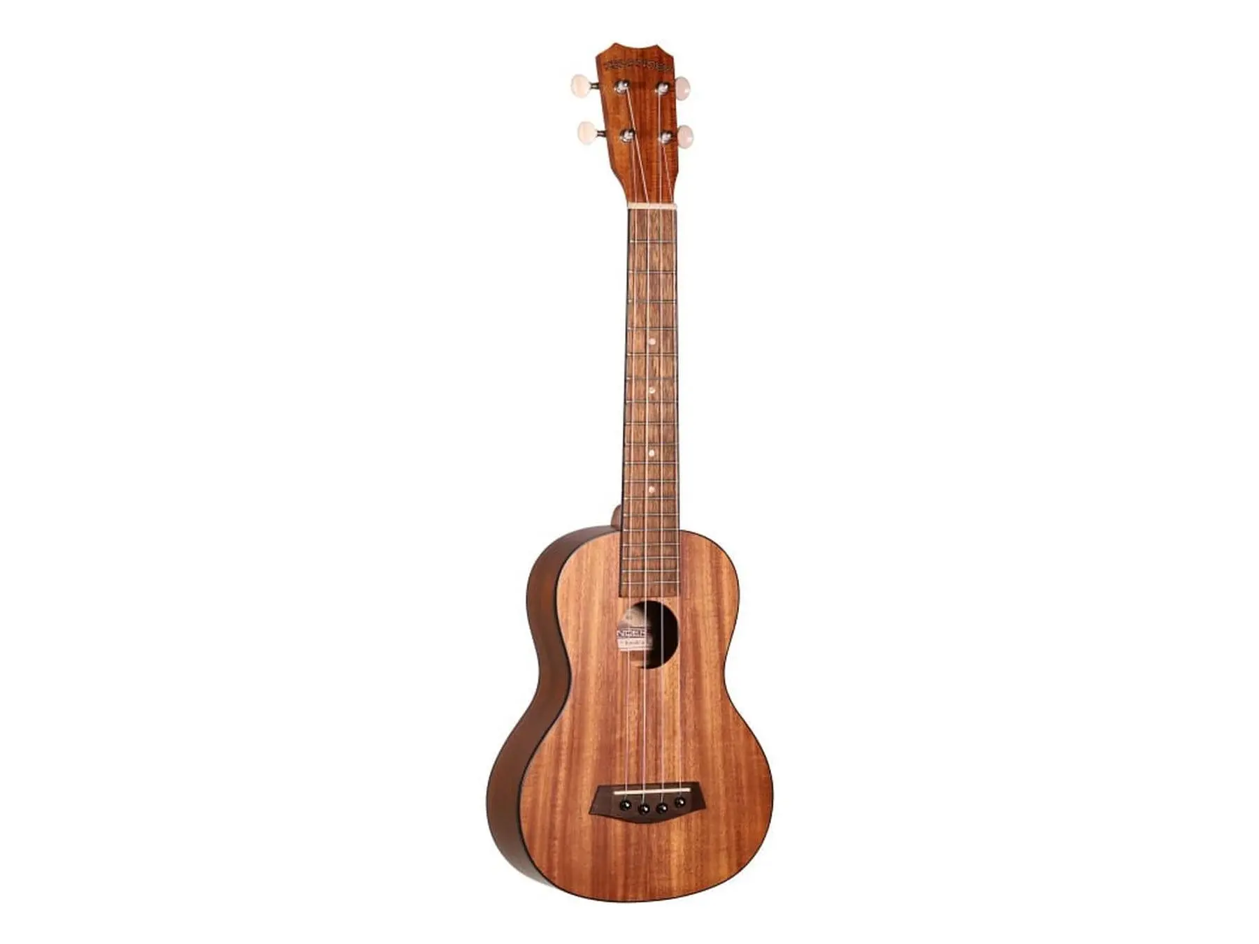 212 MAIN Islander 25813 Traditional Style Acoustic Super Concert Ukulele - Acacia Wood, Aquila Strings, Natural Satin Finish, Pin Bridge, Walnut Fingerboard