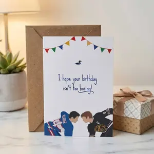 Shane Hollander Ilya Rozanov Heated Birthday Card - Hockey Rivalry Birthday Card - Hockey Romance - Funny Birthday Card For Boyfriend Or Girlfriend  - Birthday Gift