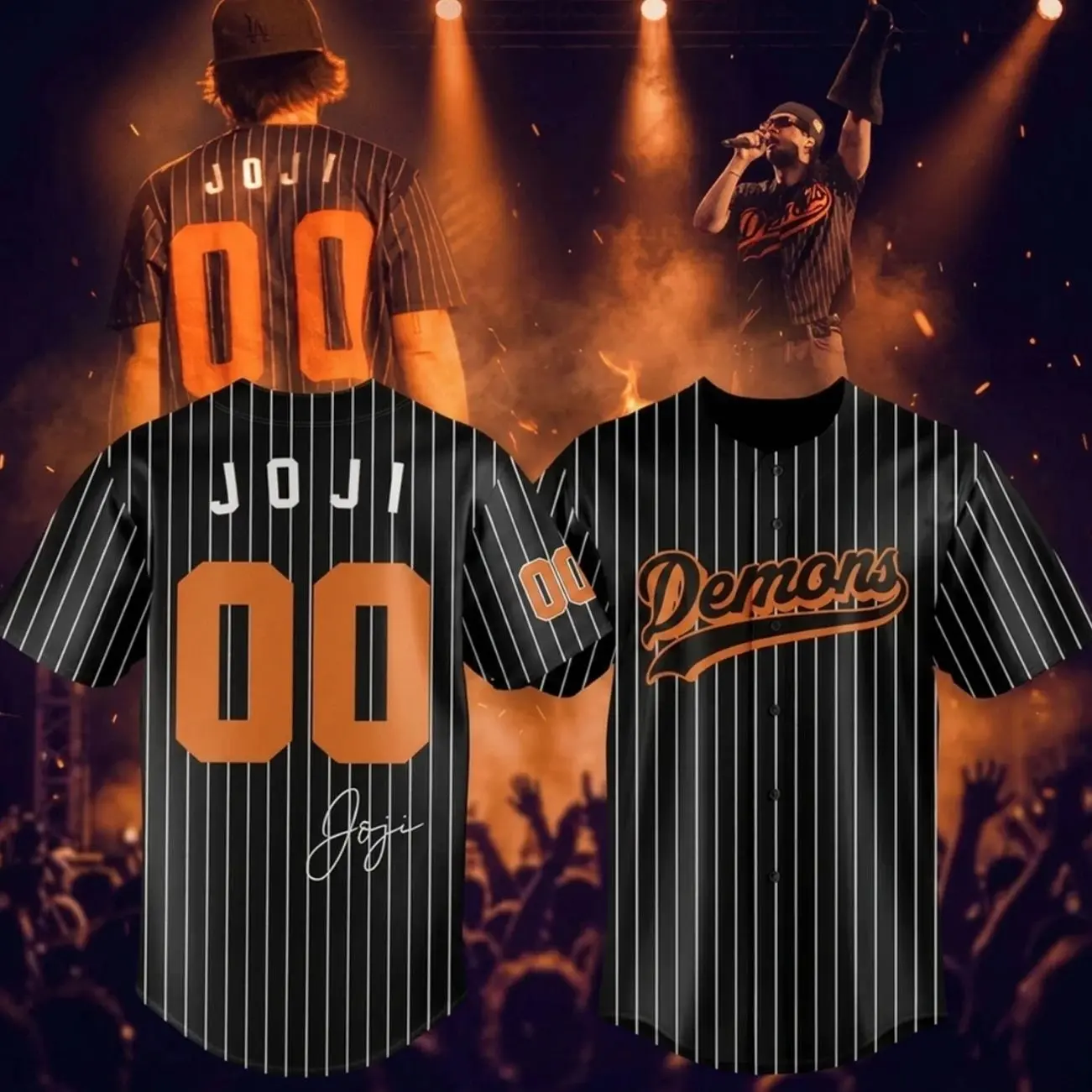 Joji Soolaris Tour 2026 Baseball Jersey Shirt Concert Merch Fan Apparel All Size LUT