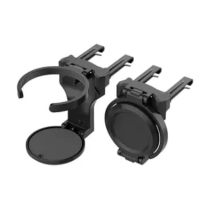 2pcs Car Vent Cup Holder Air Outlet Clip, Portable Foldable Bottled Canned Water Cup Holder, Folding Cup Holder, Auto Interior Accessories, Car Cup Holders