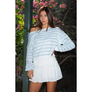 Paisey Stripe Sweater