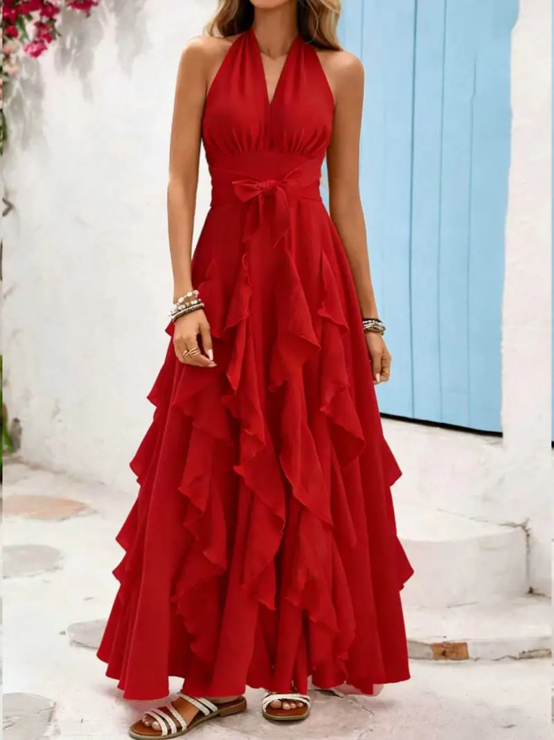blush pink long formal dress Chic Two Pieces Long Sleeve Prom Dress Blush Pink Elegant Evening Dres –  SELINADRESS main image 1