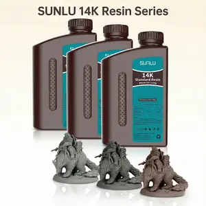 SUNLU 14K Standard Resin and Redwax Resin 1000g for LCD Printing
