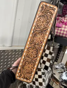 Genuine hand tooled hot tool case for your hair tools