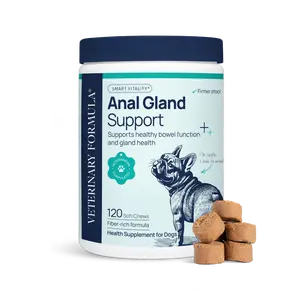 Anal Gland and Bowel Support Supplement, Soft Chew for Dogs
