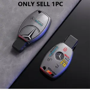 Tpu Car Remote Key Case Cover Key Fob Protector for Mercedes Benz a B C E R Class, Gls Gla Glk Glc Cls Cla Amg, W204 W205 W212 W463 W176 Accessories